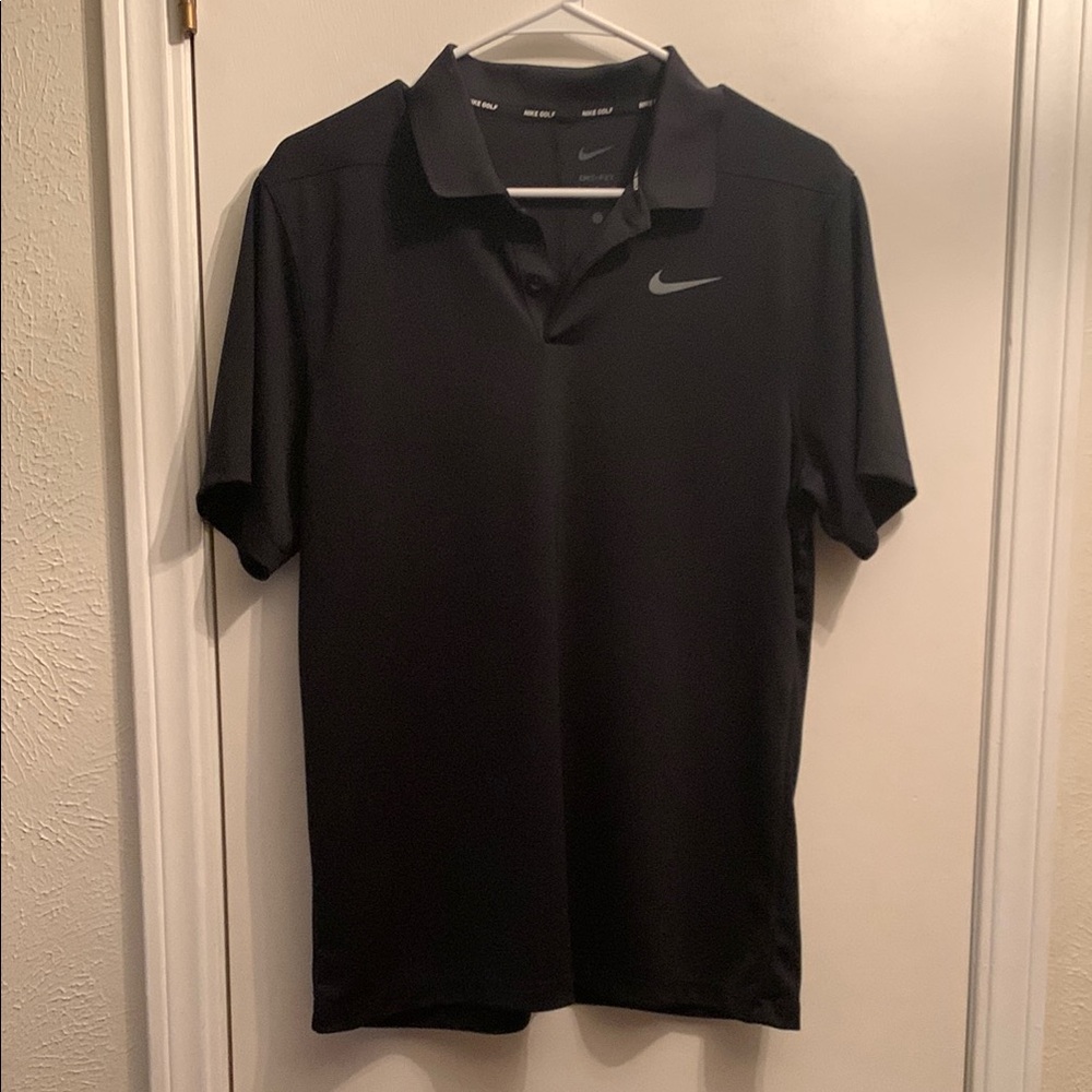 Nike Men's Black Polo Shirt